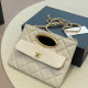 Apricot Casual Daily Letters Metal Accessories Trim Texture Bags