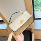 White Casual Street Letters Patchwork Contrast Bags