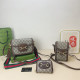 Khaki Casual Street Letters Patchwork Metal Accessories Trim Contrast Bags