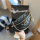 Black Casual Daily Letters Metal Accessories Trim Zipper Texture Bags