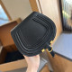 Black Casual Daily Solid Color Patchwork Texture Bags