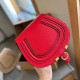 Red Casual Daily Solid Color Patchwork Texture Bags