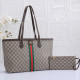 Brown Street Letters Patchwork Zipper Bags