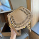 Apricot Casual Daily Solid Color Patchwork Texture Bags
