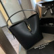 Black Casual Street Letters Patchwork Metal Accessories Trim Bags