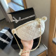 White Casual Daily Letters Metal Accessories Trim Zipper Texture Bags