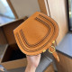 Orange Casual Daily Solid Color Patchwork Texture Bags