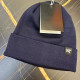 Purplish Blue Casual Street Letters Patchwork Weave Hat
