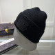 Black Casual Street Letters Patchwork Weave Contrast Hat
