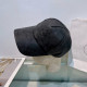 Black Street Daily Letters Patchwork Embossed Hat