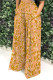 Camouflage Casual Street Camouflage Print Stripe Pocket Contrast Loose High Waist Wide Leg Full Print Bottoms