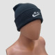 Dark Gray Daily Letters Embroidered Patchwork Hat