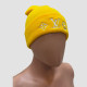 Yellow Daily Letters Patchwork Hat