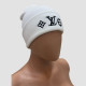 White Daily Letters Patchwork Hat