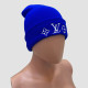 Blue Daily Letters Patchwork Hat