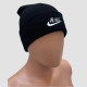 Black Daily Letters Embroidered Patchwork Hat