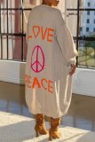 Apricot Casual Jacquard Cardigan Outerwear