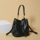 Black Street Letters Patchwork Bags