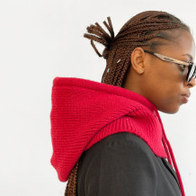 Red Casual Daily Solid Color Buttons Hat