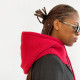 Red Casual Daily Solid Color Buttons Hat