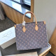 Purplish Blue Casual Street Letters Patchwork Contrast Bags