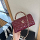Red Daily Celebrities Letters Patchwork Chains Texture Bags