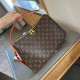 Brown Casual Letters Patchwork Zipper Contrast Bags