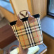 Beige Casual Plaid Patchwork Contrast Bags