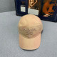 Yellow Casual Letters Embroidered Hat