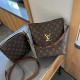 Brown Casual Daily Letters Patchwork Metal Accessories Trim Zipper Bags