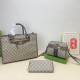 Khaki Casual Daily Letters Patchwork Zipper Bags