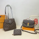 Brown Casual Street Letters Patchwork Chains Adjustable Bags