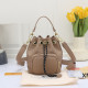Khaki Street Letters Patchwork Bags