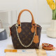 Yellow Brown Street Letters Patchwork Zipper Bags