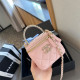 Pink Casual Daily Letters Patchwork Zipper Rhinestone Decor Bags