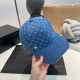 Dark Blue Street Daily Letters Distressed Hat