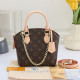 Pink Brown Street Letters Patchwork Zipper Bags