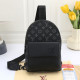 Black Gray Street Letters Patchwork Zipper Bags