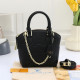 Black Street Letters Patchwork Zipper Bags