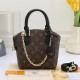 Black Brown Street Letters Patchwork Zipper Bags