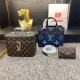 Gradient Color Casual Letters Zipper Embossed Bags