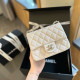 White Casual Daily Solid Color Metal Accessories Trim Texture Bags