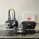 Black Street Daily Letters Patchwork Contrast Bags