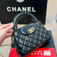 Black Casual Daily Letters Patchwork Texture Bags