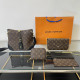 Brown Casual Street Letters Patchwork Zipper Contrast Bags