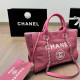 Pink Casual Street Letters Embroidered Patchwork Contrast Bags