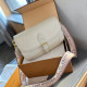 White Casual Letters Patchwork Embossed Bags