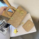 Shallow Yellow Casual Daily Solid Color Metal Accessories Trim Zipper Texture Bags