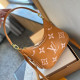 Orange Casual Daily Letters Patchwork Zipper Contrast Bags