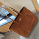 Orange Brown Casual Street Solid Color Patchwork Bags